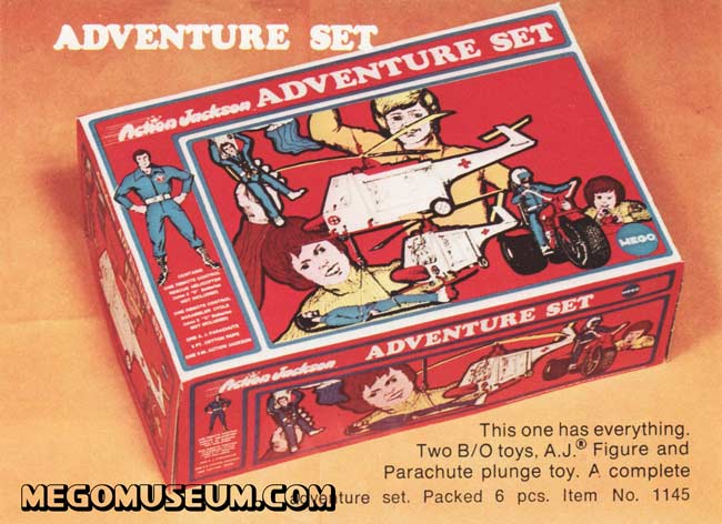 Mego Action Jackson Adventure Set