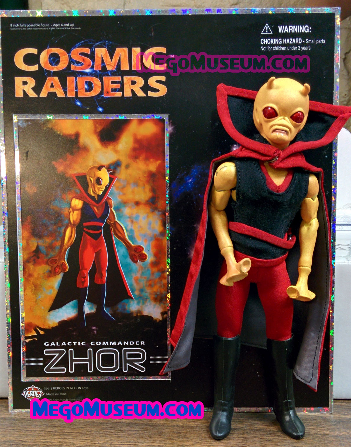 Heroes in Action announces the Cosmic Raiders, an action figure line based on the Tomland Toys "Star Raiders"