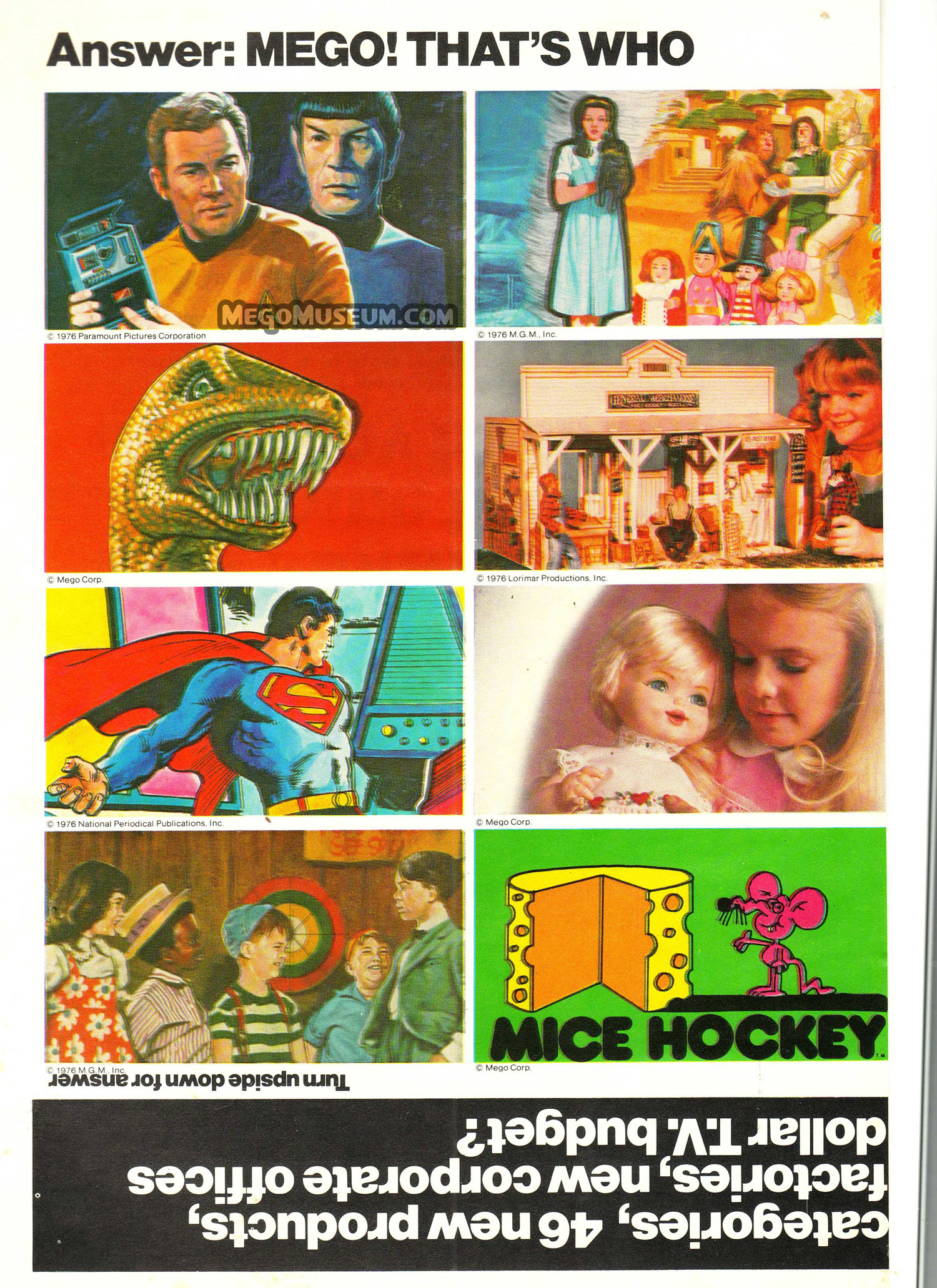 Mego 1976 Toy Trade Advertisement