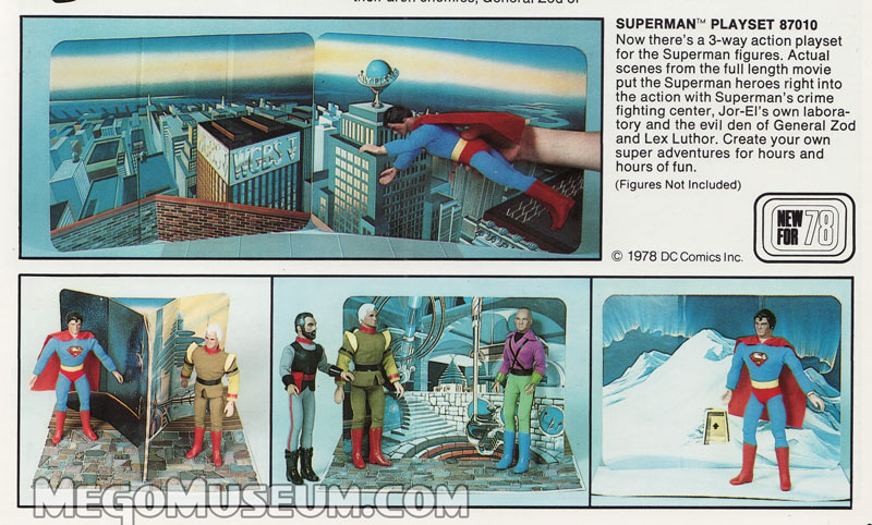 Mego Superman the Movie Playset