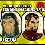 Mego Bootleg vending machine stickers