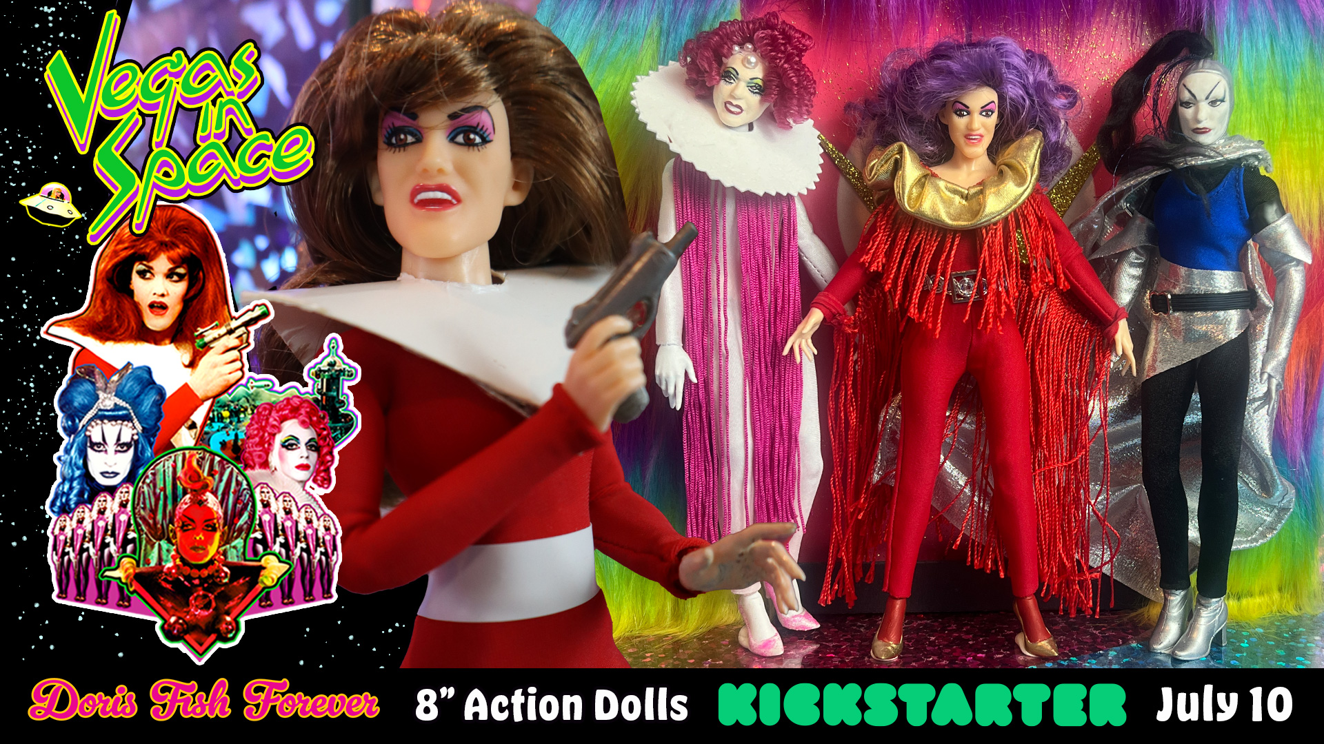 Doris Fish Kick Starter Troma Vegas in Space