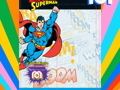 Rejected Mego Superman Card Artwork