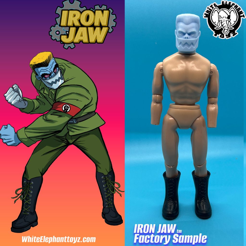 The Amazing Return of Action Jackson!
White Elephant Toyz is bringing back the original 8" Man of Action, alongside some new friends and for the first time, Foes!