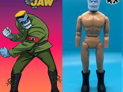 The Amazing Return of Action Jackson! White Elephant Toyz is bringing back the original 8" Man of Action, alongside some new friends and for the first time, Foes!