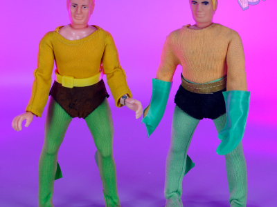 Mego Aquaman by Caravajal produced in Columbia.