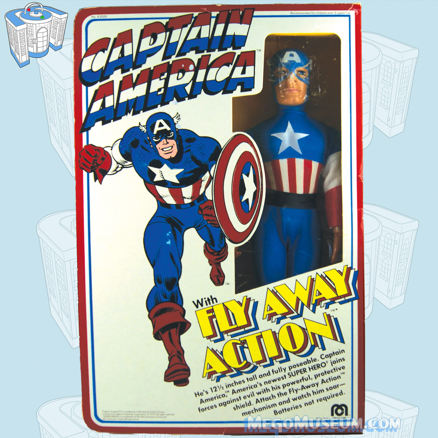 Mego 12" Captain America Advertisement - Mego Museum