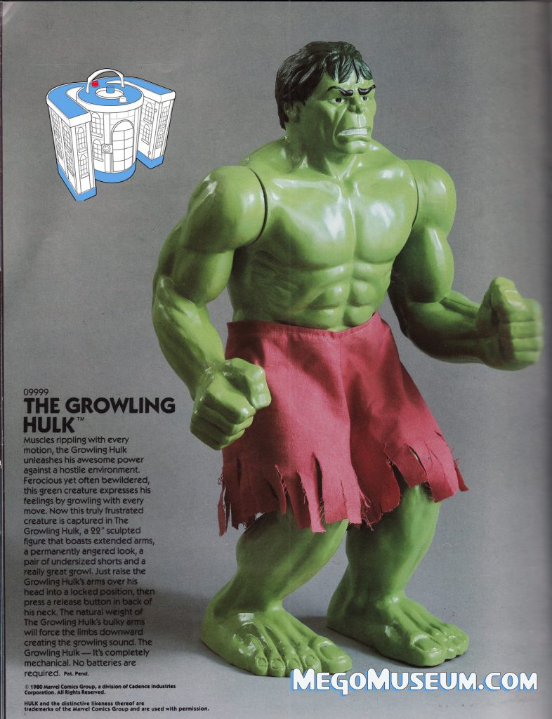 24" Growling Hulk- Mego 1980