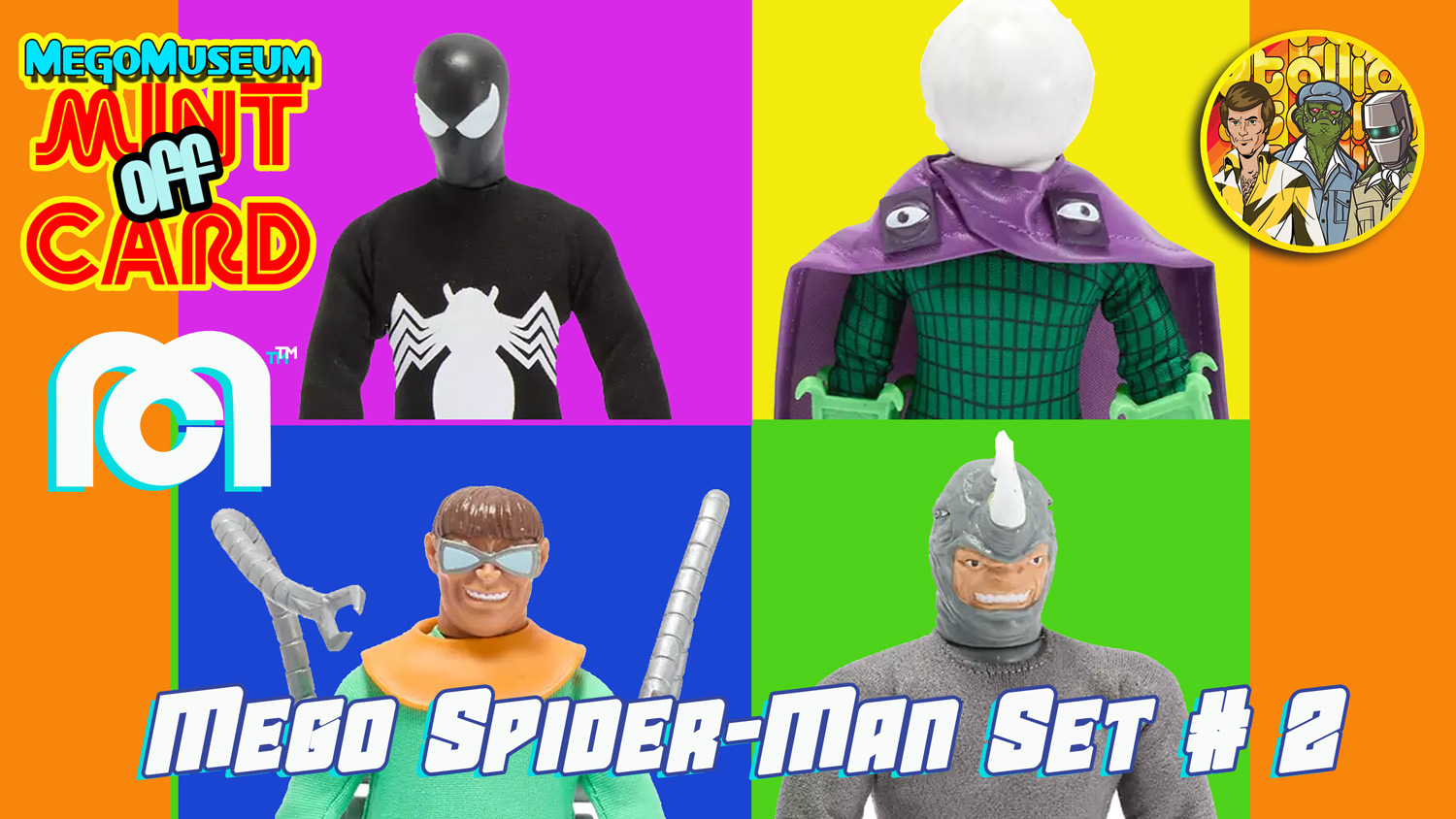 Review of the Mego Spider-Man 4 pack from Disney stores